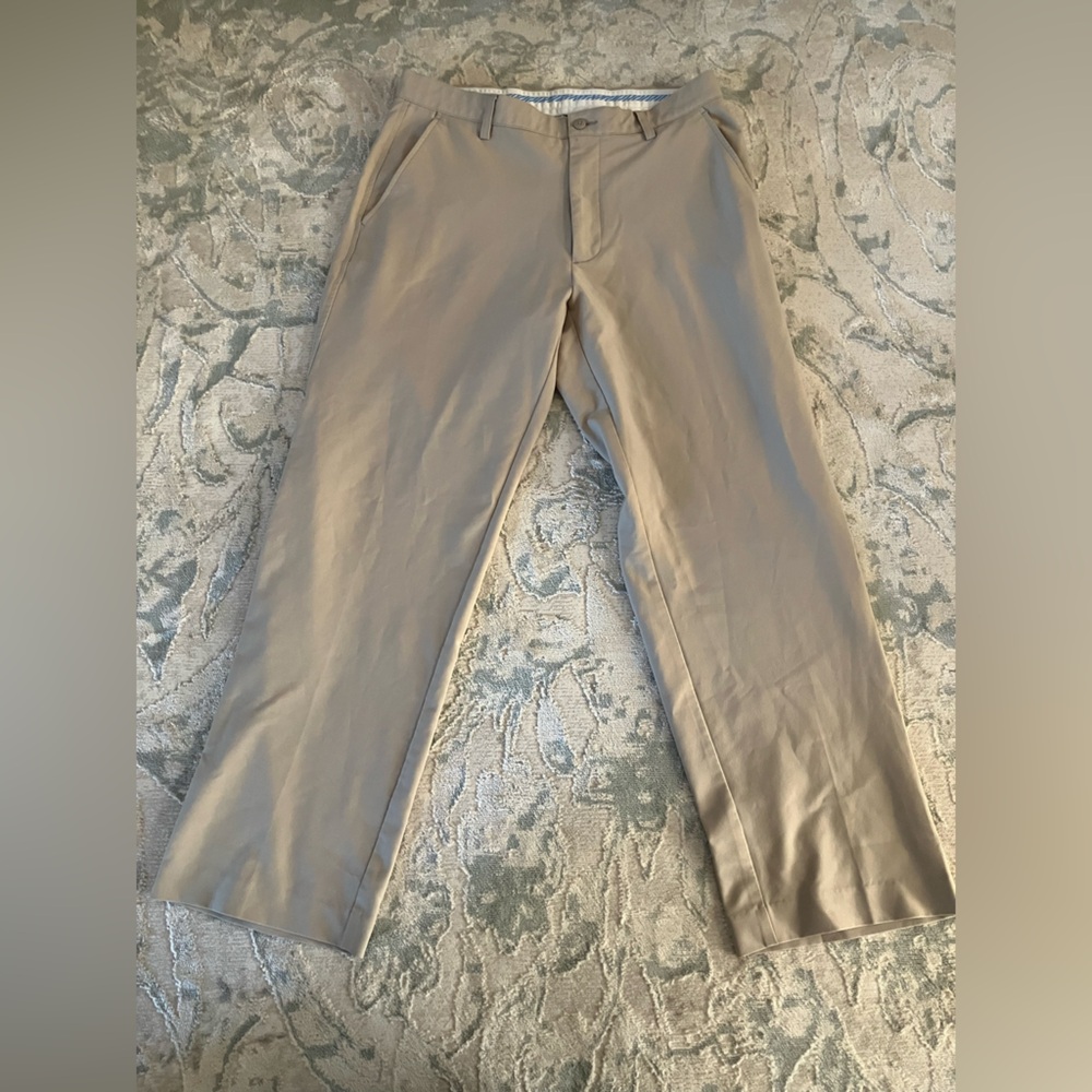 Khaki Footjoy 34x30 Golf Pants
